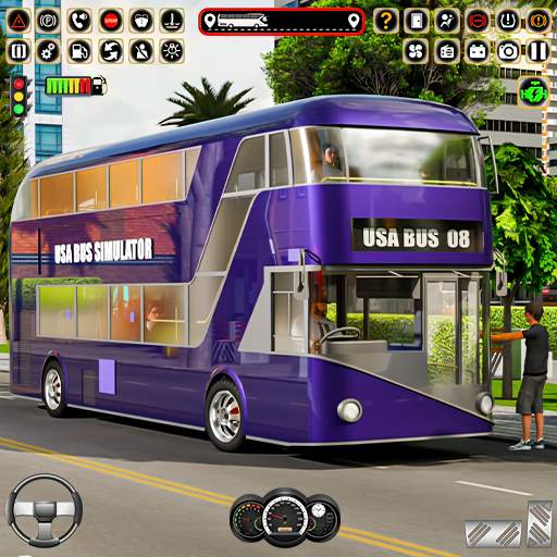 USA Bus Simulator Driving Game screenshot 1