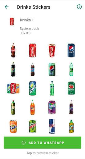 Drinks Stickers for WhatsApp screenshot 1
