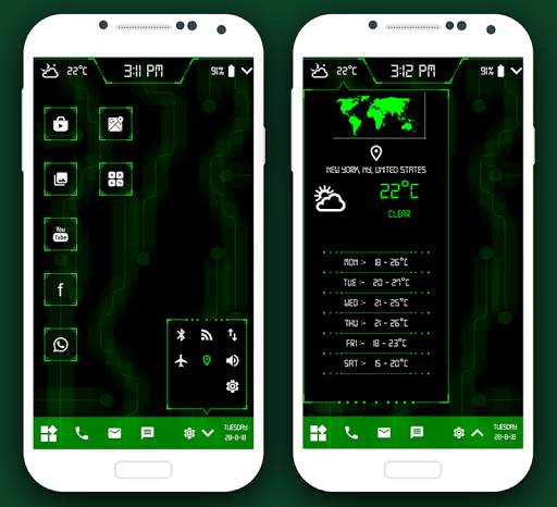 Hightech Window Launcher 2021 - hitechthmelauncher screenshot 2