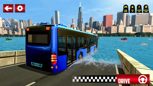 Game Simulator Mengemudi Bus River Coach 2020 screenshot 2