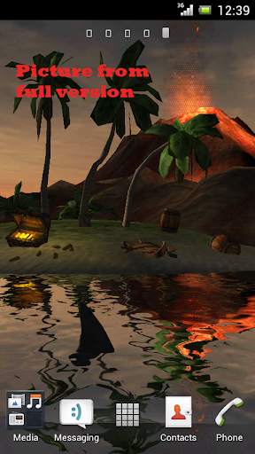3D Volcano Live Wallpaper FREE screenshot 5