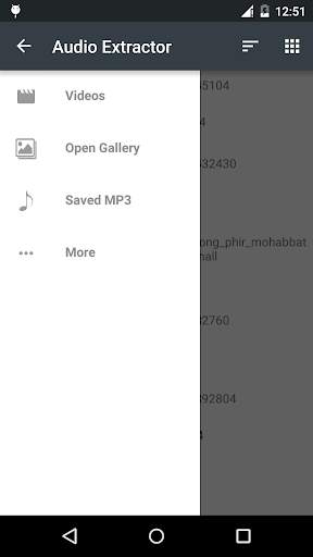 Audio Extractor- MP3 Converter screenshot 3