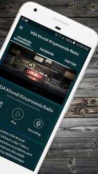 VOA Kirundi Kinyarwanda Radio screenshot 2