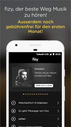 fizy – Musik & Video screenshot 1