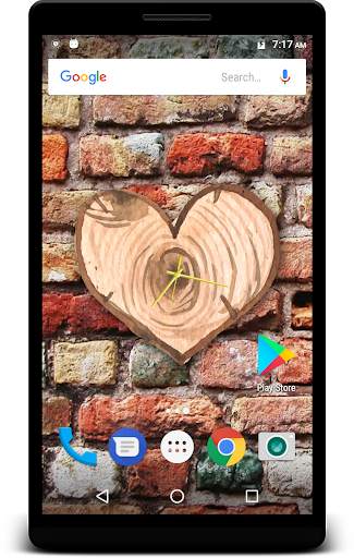 Wood Clock Live Wallpaper screenshot 3