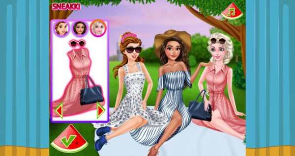 BFF Princesses Picnic Fashion 4 تصوير الشاشة