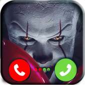 Fake Call from vedio Pennywise icon
