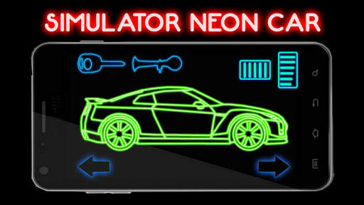 Simulator Neon Car screenshot 2