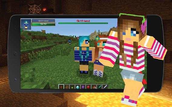 Girlfriend in Minecraft PE screenshot 3