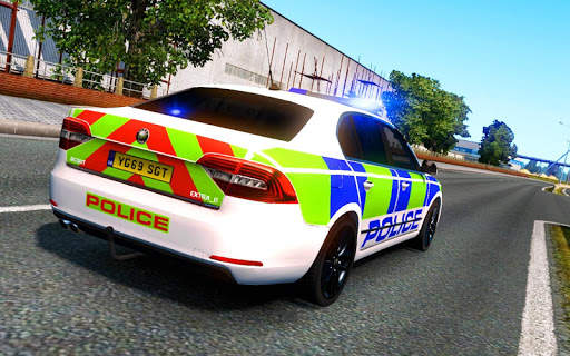 Police Car Spooky Stunt Parking: Extreme driving screenshot 5