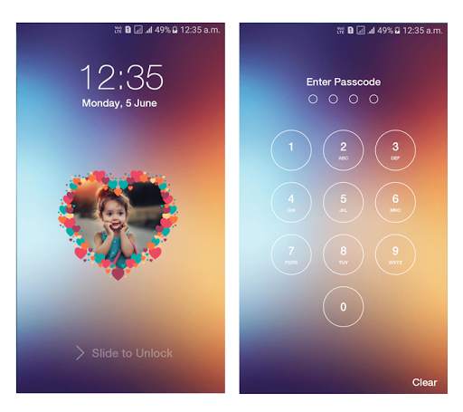 iOS 10 Lock Screen screenshot 1