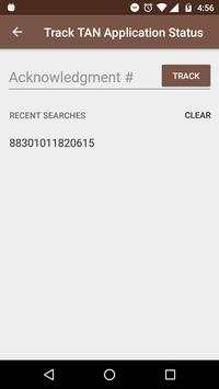 TAN Search, Application Status screenshot 5