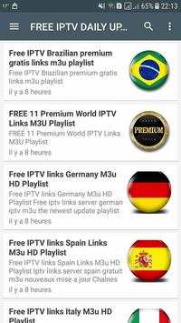 FREE IPTV DAILY UPDATES screenshot 4