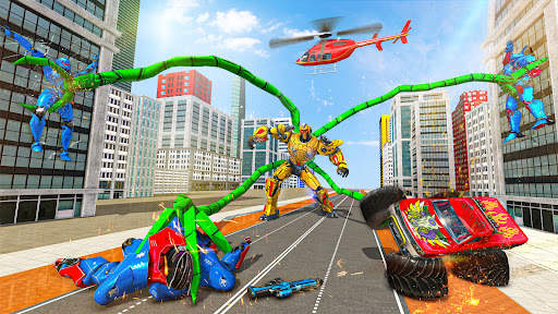 Octopus Robot Car - Robot Game screenshot 1