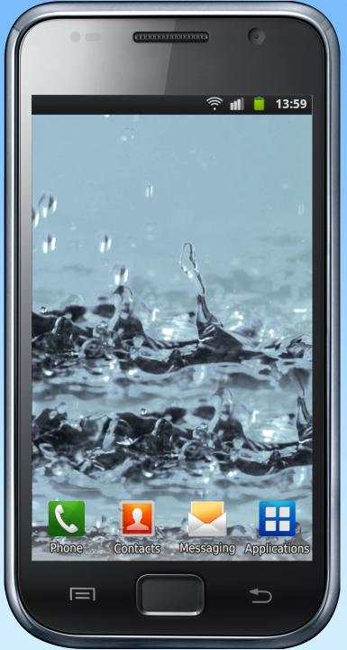 Water drops live wallpaper screenshot 3