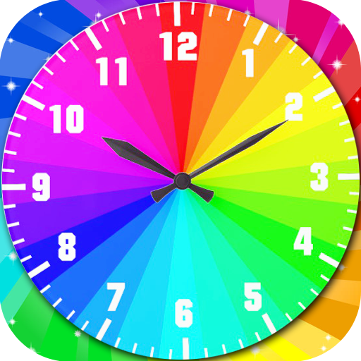 Rainbow Clock Live Wallpaper icon