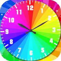 Rainbow Clock Live Wallpaper on 9Apps