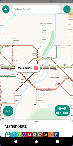 Munich Metro - MVG map and route planner screenshot 6