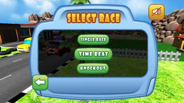 Toon Car Racing-3D screenshot 2