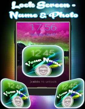 Lock Screen - Name & Photo screenshot 3