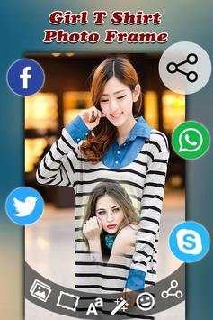 Girl T-Shirt Photo Frame screenshot 5