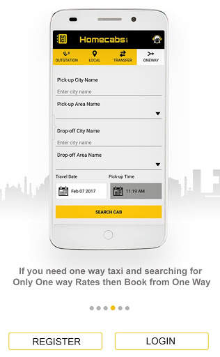 Home Cabs: Taxi Cab Service screenshot 5