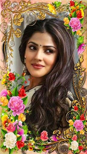 Lovely flower photo frame screenshot 1
