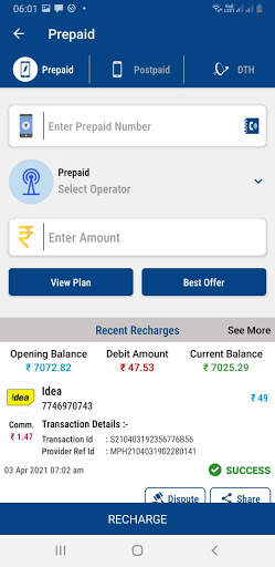 GetBalance - Recharge AEPS BBPS mATM Money Transfe screenshot 5