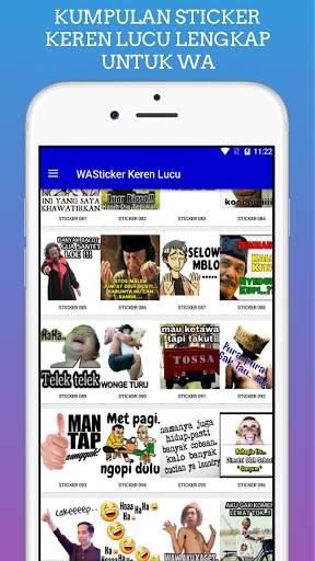 Kumpulan Stiker WA Lucu Dan Keren Lengkap screenshot 1