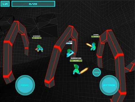 Stickman Multiplayer: Neon Warriors io screenshot 9