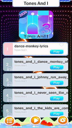 Tones And I Piano Games screenshot 2