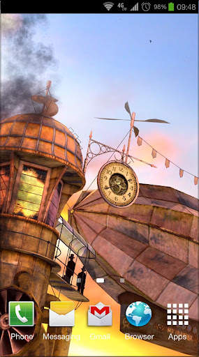 3D Steampunk Travel Pro lwp screenshot 5