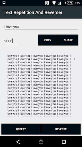 Text Repetition and Reverser screenshot 3