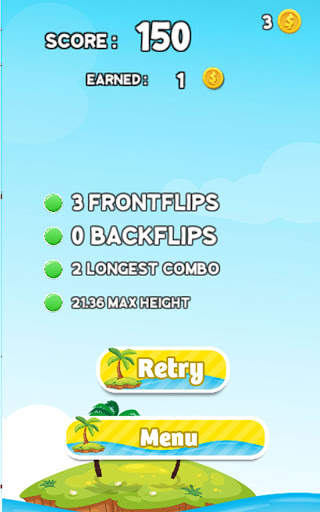 Stickman Water Trampoline Flip screenshot 12