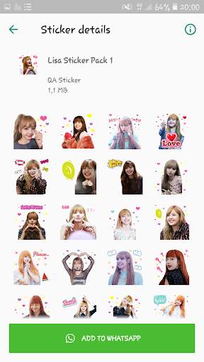 BLACKPINK WAStickerApps KPOP Idol for Whatsapp screenshot 6