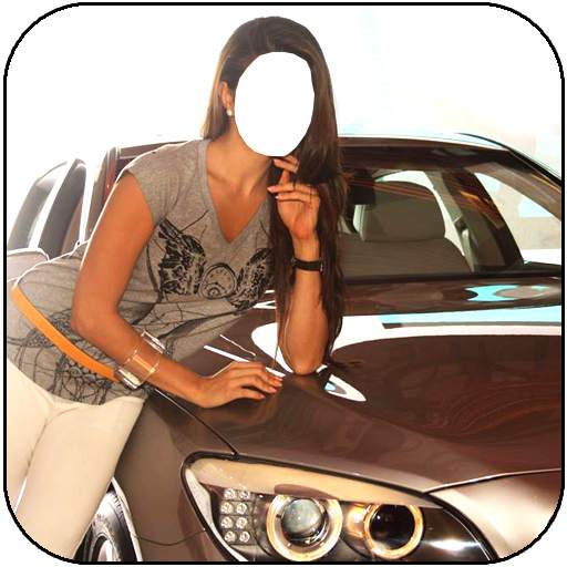 Women With Car Photo Suit 1.9