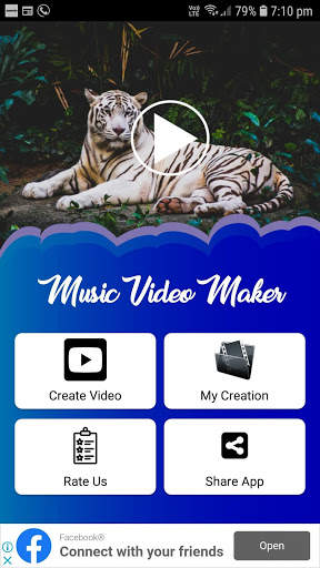 Music Video Maker App - Slideshow With Music screenshot 1