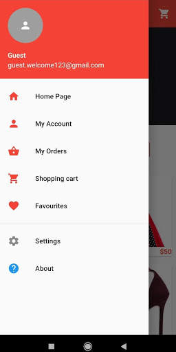 Shopping App Example screenshot 3