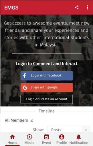 EMGS Mobile App screenshot 1