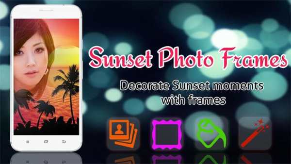 Sunset Photo Frames Editor screenshot 1