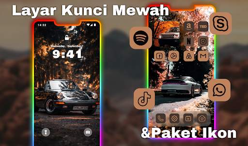 Homescreen: Wallpaper, Tema screenshot 3