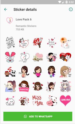 😍 Love Emoji Sticker for Whatsapp - WAStickerapps screenshot 2
