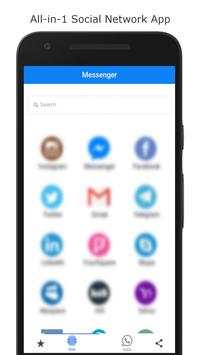 Messenger for All-in-1 Social Networks | Messages screenshot 2