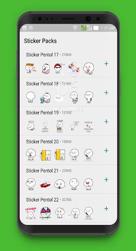 Stiker Pentol WA Lucu - WAStickerApps screenshot 5