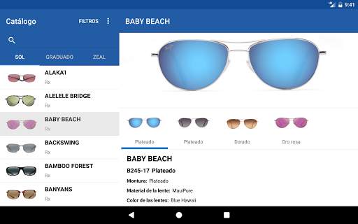 Catálogo de Maui Jim screenshot 4