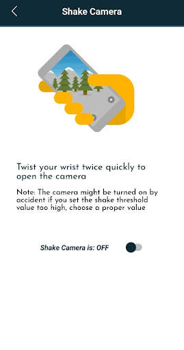 Shake Flashlight & Camera 3 تصوير الشاشة