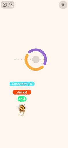 Bola Lompat Warna-warni screenshot 3