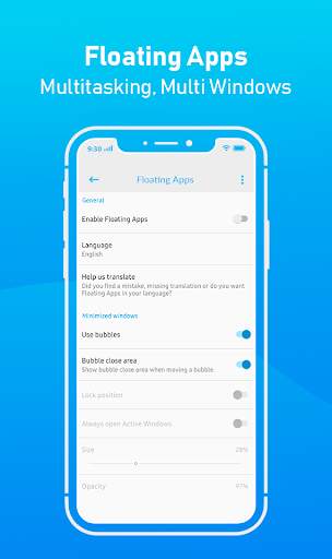 Multitasking with Floating app windows -Split View screenshot 5