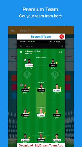CricExpert -Fantasy prediction screenshot 4