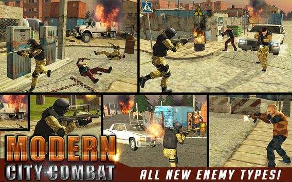 Modern Crime City Combat स्क्रीनशॉट 1